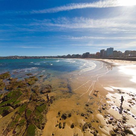 Precioso apartamento Centro Gijón Playa a estrenar obra nueva Exterior foto